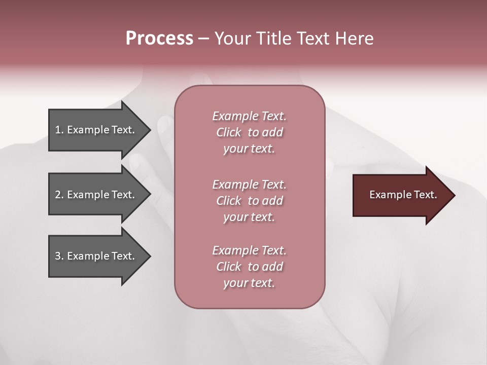 A Man Holding His Neck In Pain PowerPoint Template