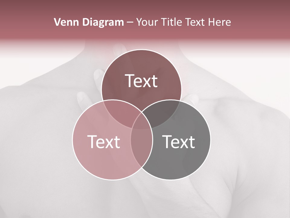 A Man Holding His Neck In Pain PowerPoint Template