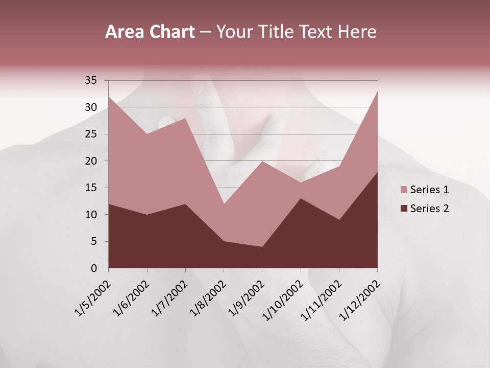 A Man Holding His Neck In Pain PowerPoint Template