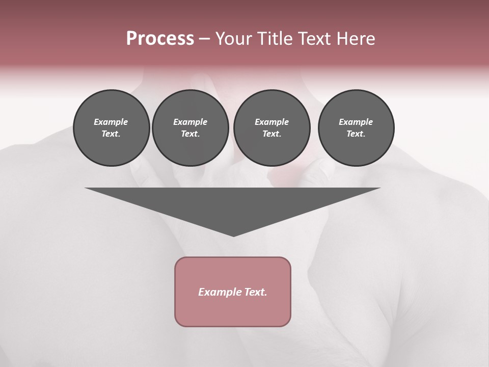 A Man Holding His Neck In Pain PowerPoint Template