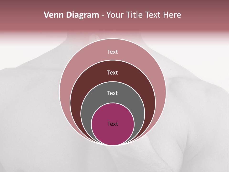 A Man Holding His Neck In Pain PowerPoint Template