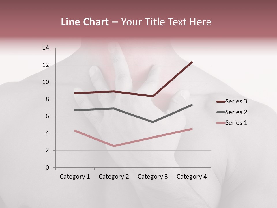A Man Holding His Neck In Pain PowerPoint Template