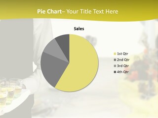 A Man Standing In Front Of A Table Filled With Glasses PowerPoint Template