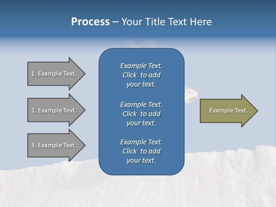 A Snowboarder In The Air Doing A Trick PowerPoint Template