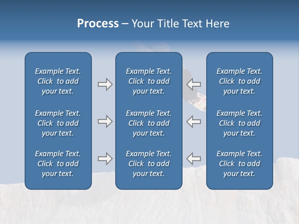 A Snowboarder In The Air Doing A Trick PowerPoint Template