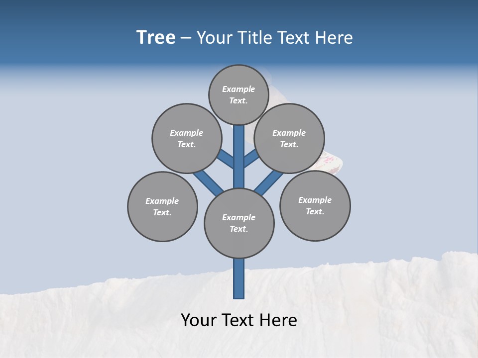 A Snowboarder In The Air Doing A Trick PowerPoint Template