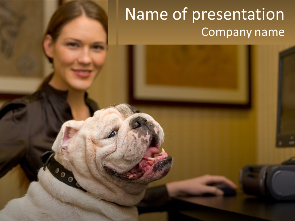 Pet Business Portrait PowerPoint Template