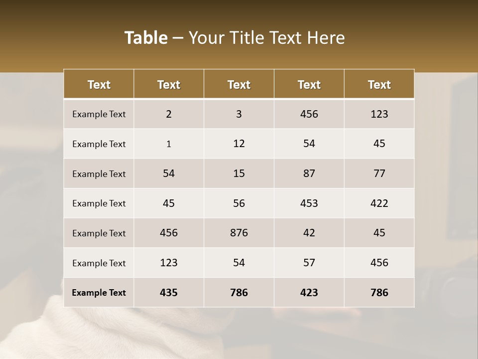 Pet Business Portrait PowerPoint Template