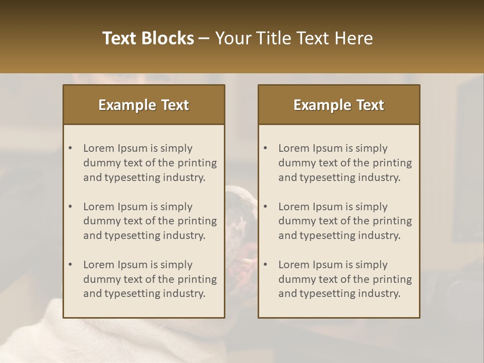 Pet Business Portrait PowerPoint Template