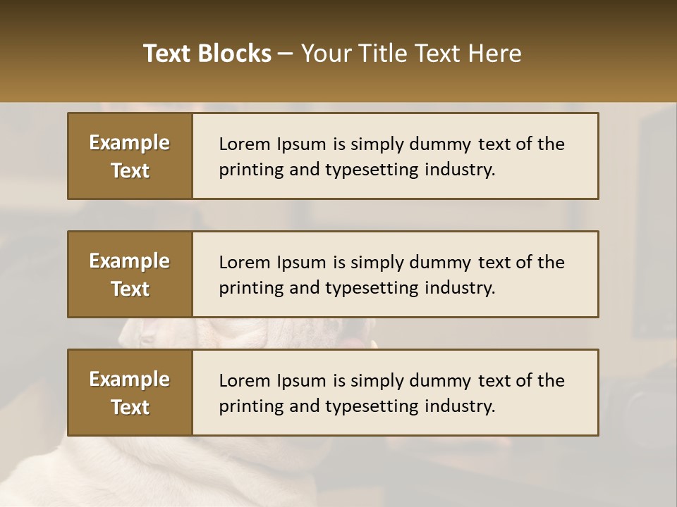 Pet Business Portrait PowerPoint Template