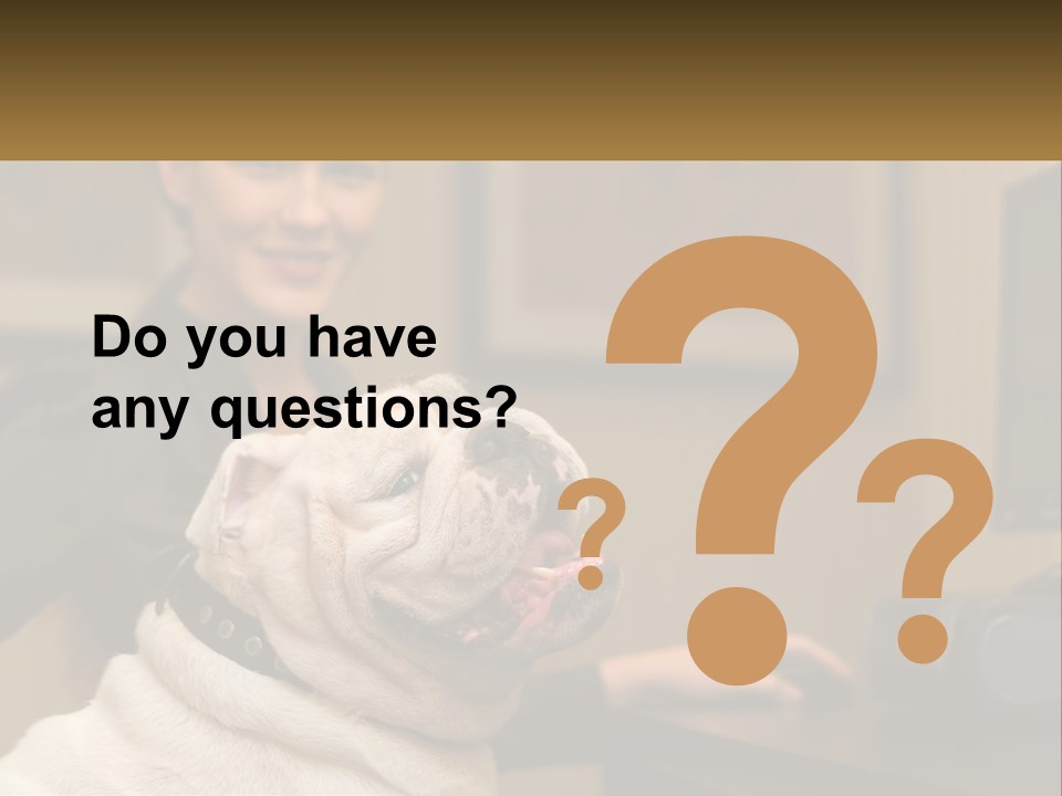 Pet Business Portrait PowerPoint Template