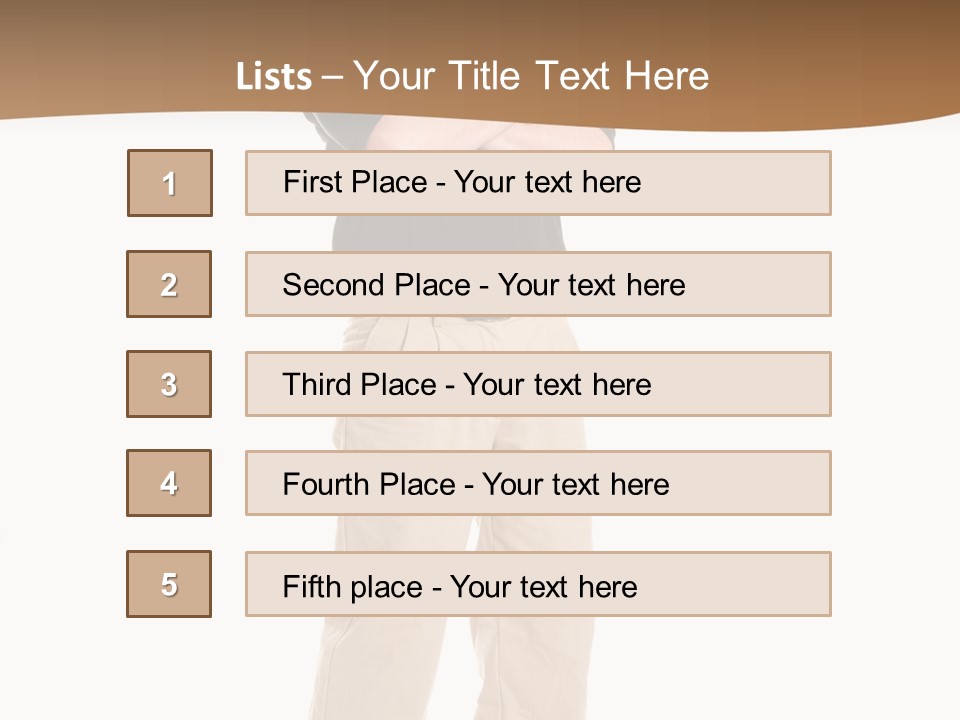 One Black Polo PowerPoint Template