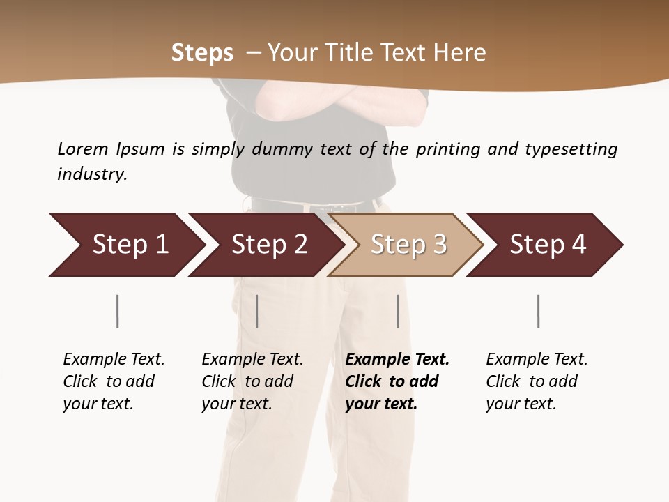 One Black Polo PowerPoint Template