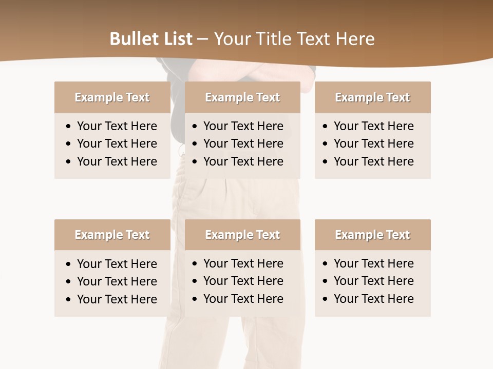 One Black Polo PowerPoint Template