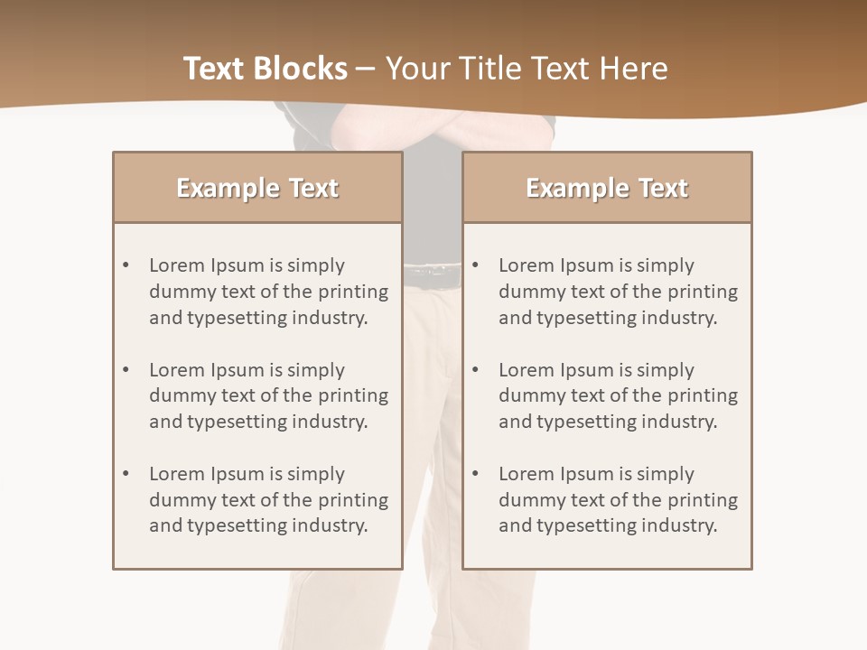 One Black Polo PowerPoint Template