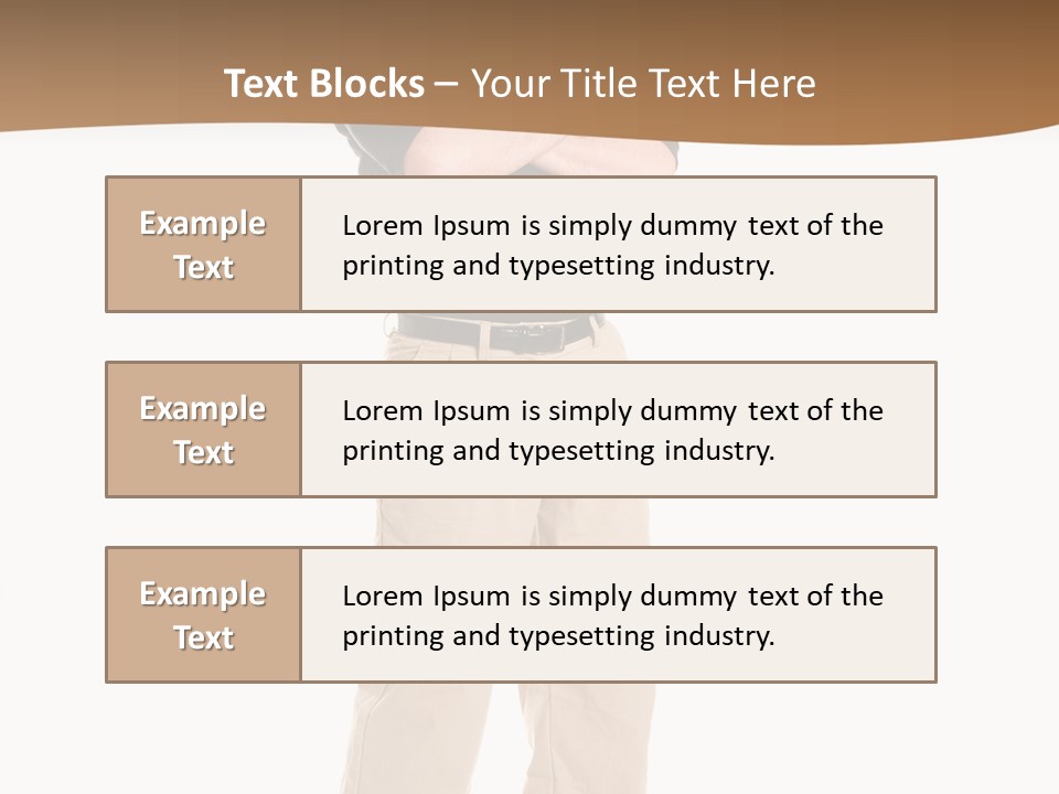 One Black Polo PowerPoint Template