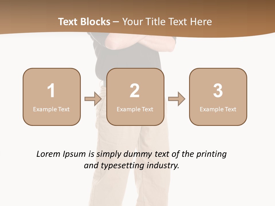 One Black Polo PowerPoint Template