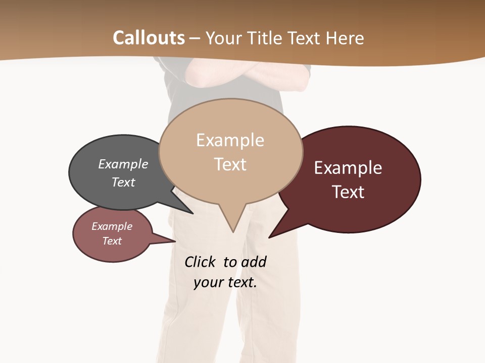 One Black Polo PowerPoint Template