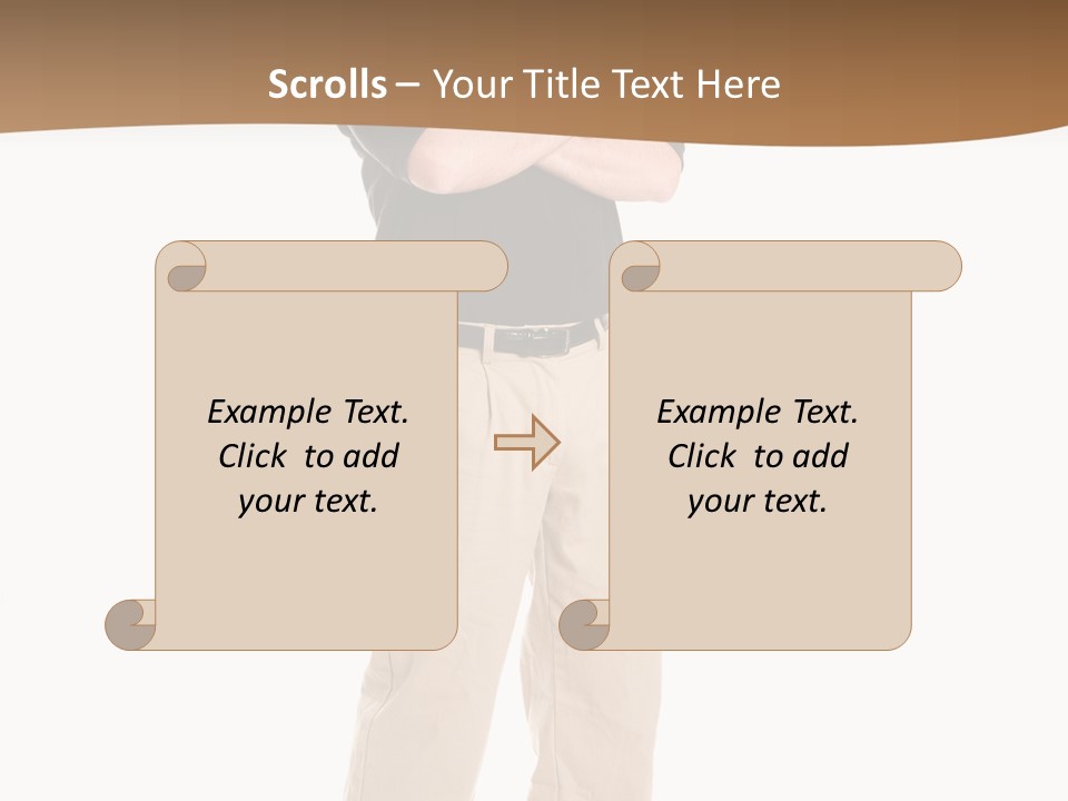 One Black Polo PowerPoint Template