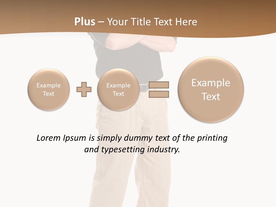 One Black Polo PowerPoint Template