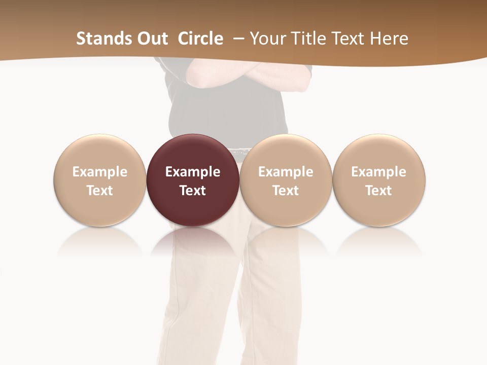 One Black Polo PowerPoint Template