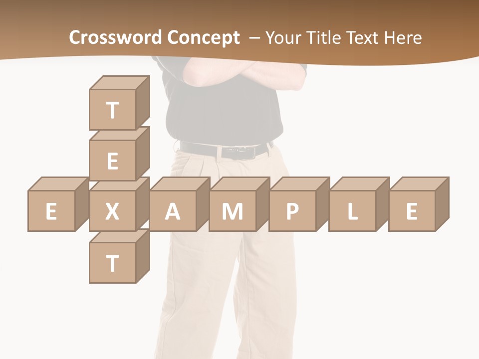 One Black Polo PowerPoint Template