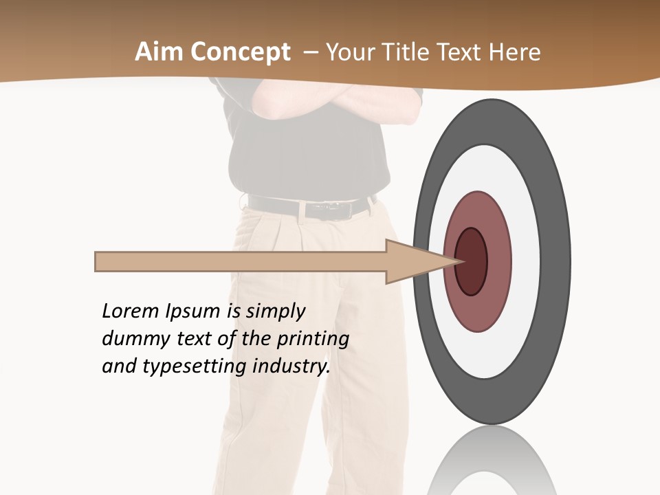 One Black Polo PowerPoint Template