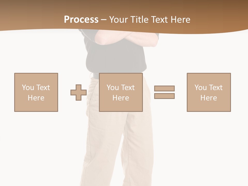 One Black Polo PowerPoint Template