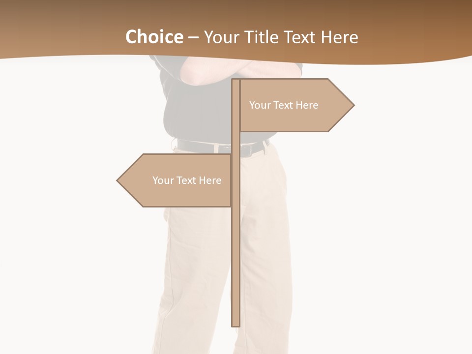 One Black Polo PowerPoint Template