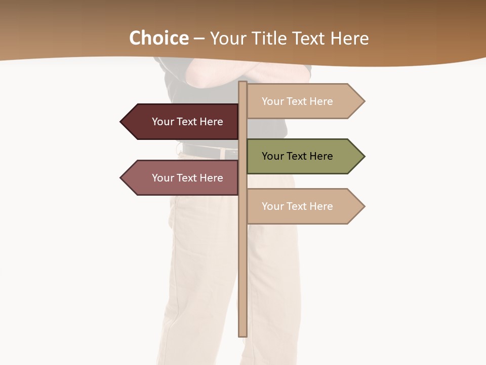 One Black Polo PowerPoint Template