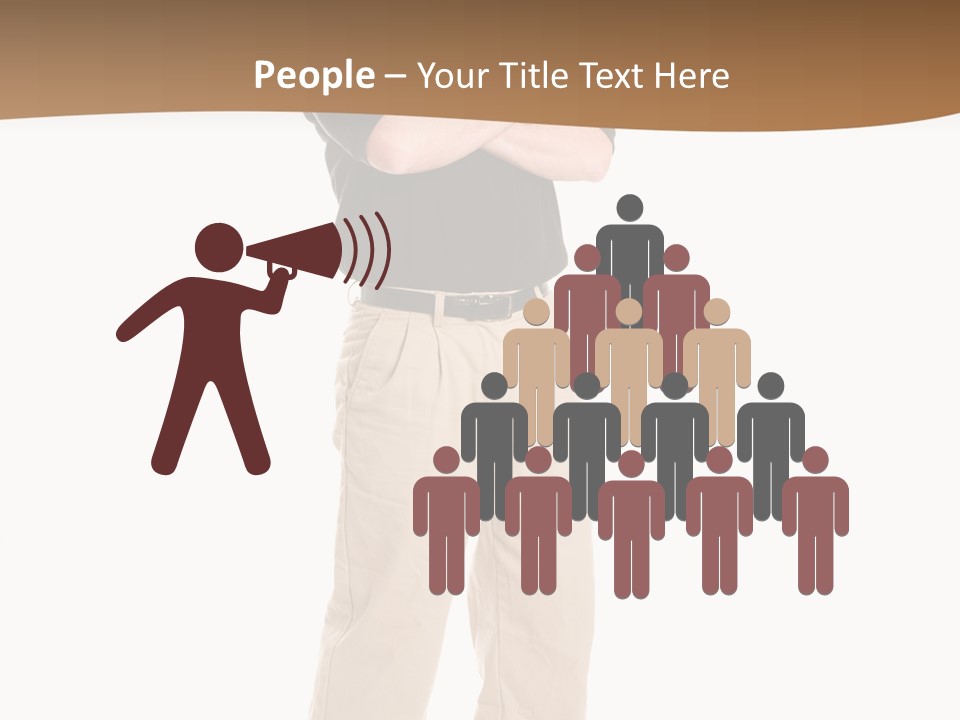 One Black Polo PowerPoint Template