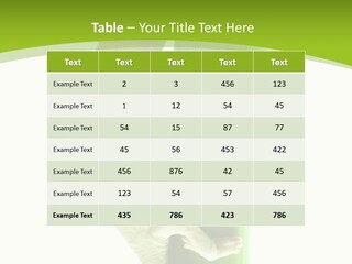 Botany Arboricole Events PowerPoint Template