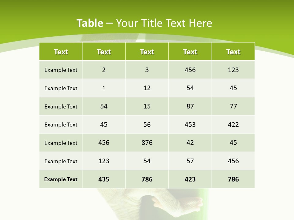 Botany Arboricole Events PowerPoint Template