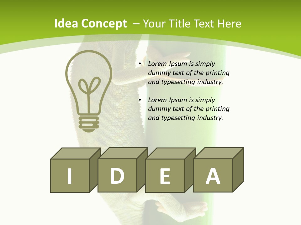 Botany Arboricole Events PowerPoint Template