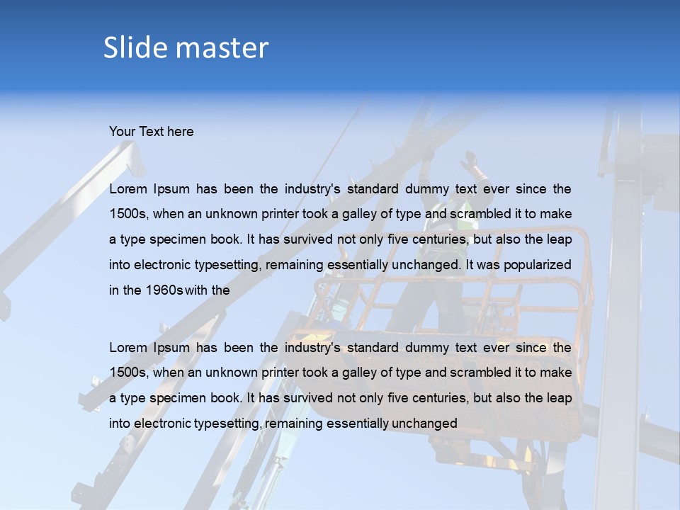 Builder Platform Workwear PowerPoint Template