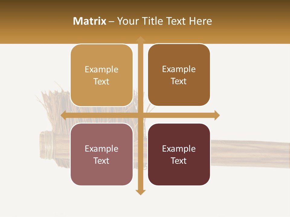 Toiletries Brush Worn PowerPoint Template