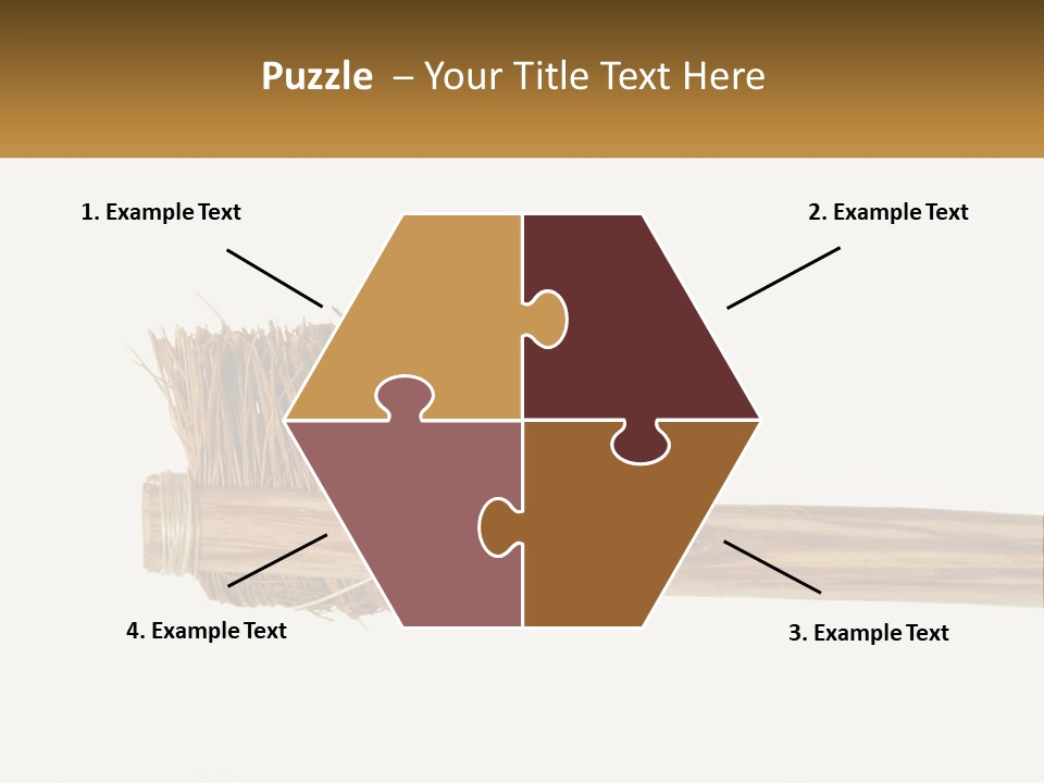 Toiletries Brush Worn PowerPoint Template