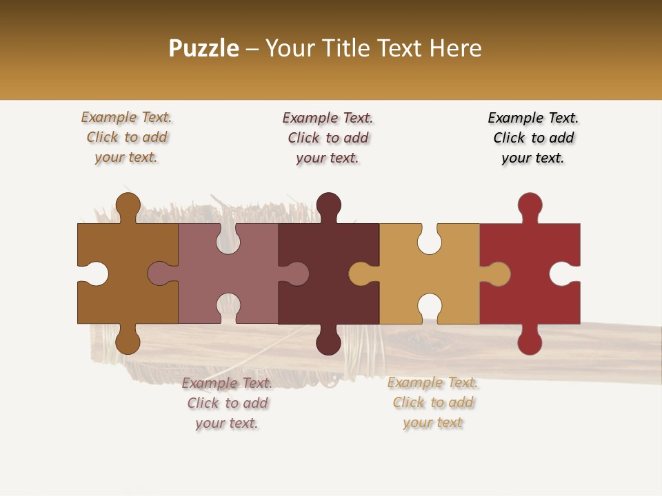 Toiletries Brush Worn PowerPoint Template