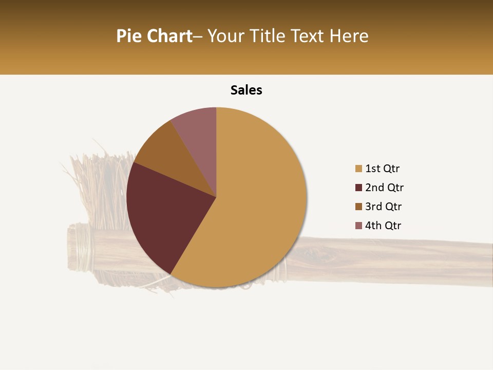Toiletries Brush Worn PowerPoint Template