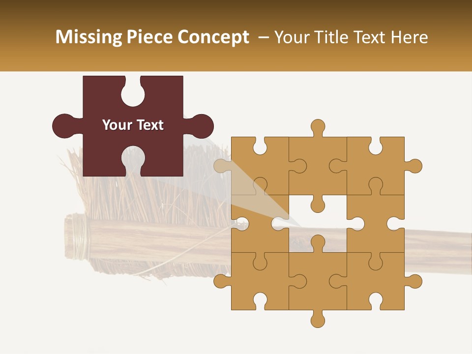 Toiletries Brush Worn PowerPoint Template