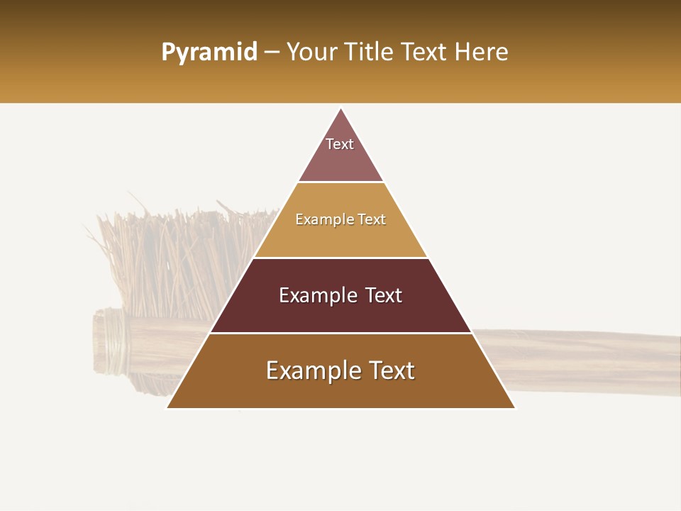 Toiletries Brush Worn PowerPoint Template