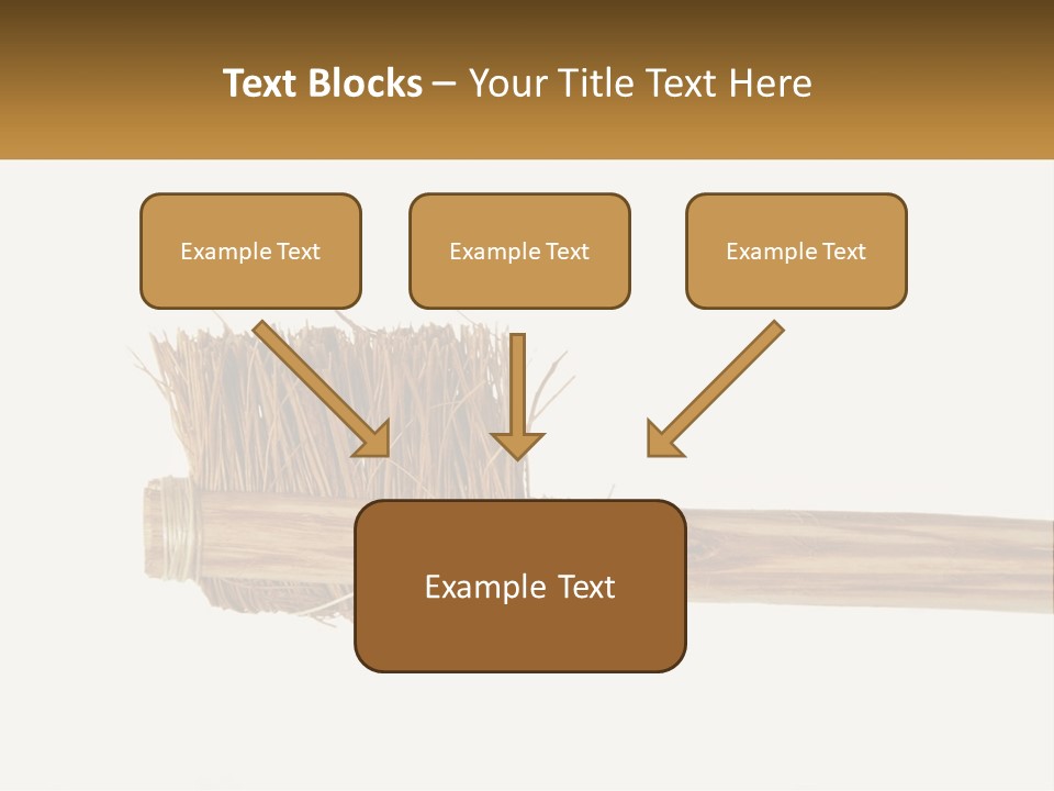 Toiletries Brush Worn PowerPoint Template