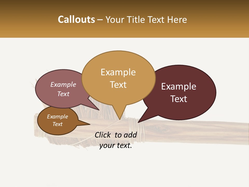 Toiletries Brush Worn PowerPoint Template