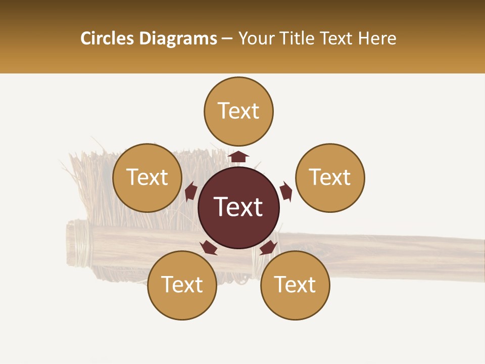 Toiletries Brush Worn PowerPoint Template