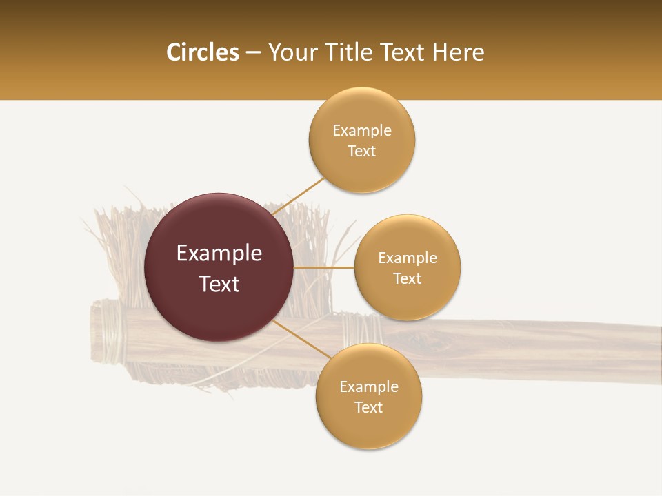 Toiletries Brush Worn PowerPoint Template