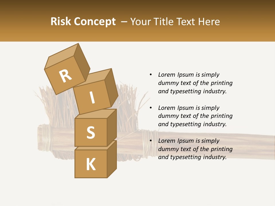 Toiletries Brush Worn PowerPoint Template