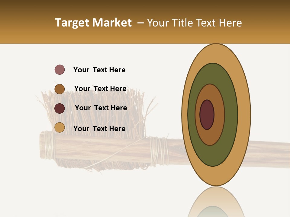 Toiletries Brush Worn PowerPoint Template