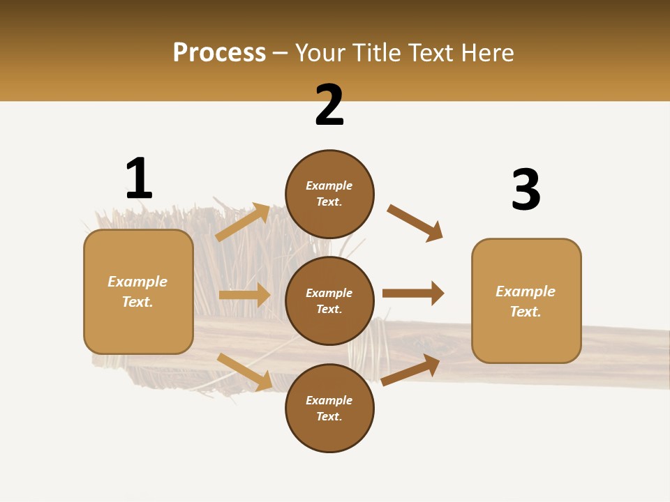 Toiletries Brush Worn PowerPoint Template