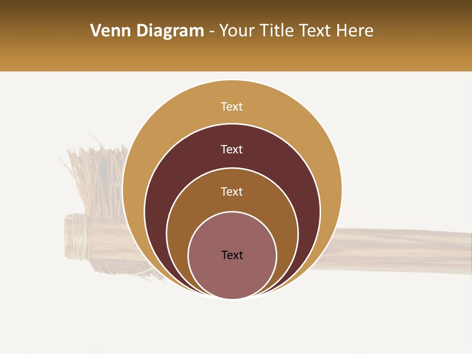 Toiletries Brush Worn PowerPoint Template