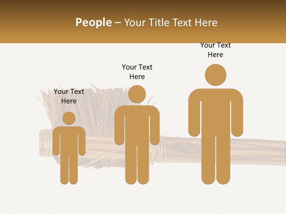 Toiletries Brush Worn PowerPoint Template